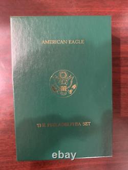 US 1993 The Philadelphia Gold/Silver Full 5 Coin Proof Set with Box and Cert