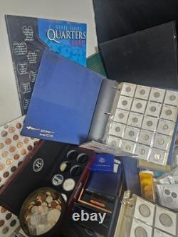 US HUGE Coin Collection Lot 365 Pounds Silver Sets & More LOOK