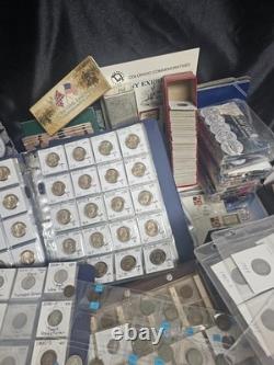 US HUGE Coin Collection Lot 365 Pounds Silver Sets & More LOOK