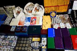 US HUGE Coin Collection Lot Silver Proof Sets and Much More 288 Pounds