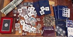 US HUGE Coin Collection Lot Silver Proof Sets and Much More $93.71 Face PLUS