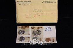 US MINT 1952 P SILVER PROOF SET SEALED BU UNCIRCULATED UNC COINS CAMEO ORIGINAL