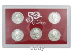 US Mint 2005 50 State Silver Coin Proof Set Box COA OGP Uncirculated Estate Lot