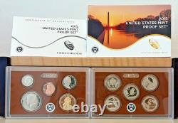 US Mint Clad Proof Sets Mixed Years Lot 2013, 2014, 2015, 2016, 2017 OGP withCOAs