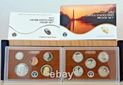 US Mint Clad Proof Sets Mixed Years Lot 2013, 2014, 2015, 2016, 2017 OGP withCOAs