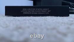 US Mint Limited Edition 2021 Silver Proof Set American Eagle Collection (21RCN)