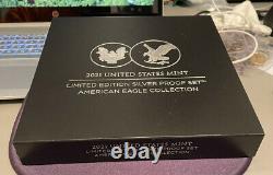 US Mint Limited Edition 2021 Silver Proof Set American Eagle Collection SALE