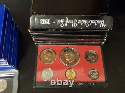 US Mint Proof Coin Sets Lot + Silver Proof Sets (36 Total Sets)