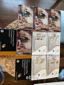 US Mint Proof Presidential $1 Sets