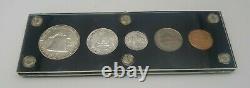 US Mint Silver Proof Coin Set 1954 Philadelphia Mint Capital Style Holder