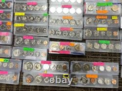 US Mint & proof set in whitman cases 63 sets $146.50 face fun lot L@@K