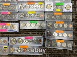 US Mint & proof set in whitman cases 63 sets $146.50 face fun lot L@@K