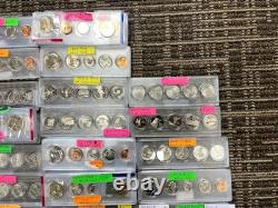 US Mint & proof set in whitman cases 63 sets $146.50 face fun lot L@@K