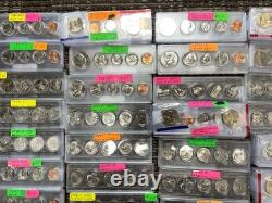 US Mint & proof set in whitman cases 63 sets $146.50 face fun lot L@@K