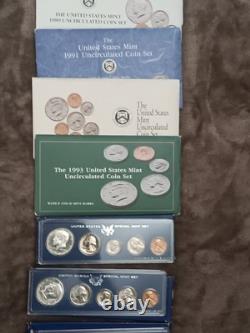 US Proof & Uncirculated Sets, 1966, 1967 Special Mint Set, Etc