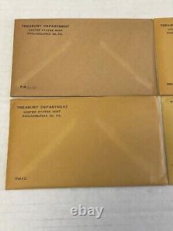 US Proof sets 1958 1959 1960 1961 Unopened. Mint Sealed. Silver