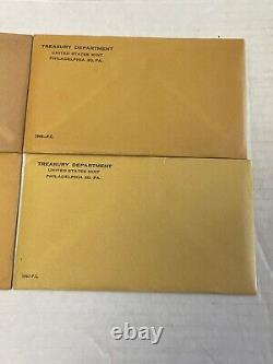 US Proof sets 1958 1959 1960 1961 Unopened. Mint Sealed. Silver