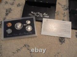 US Silver Proof Set Lot 1992 to 1998 21 Different Sets