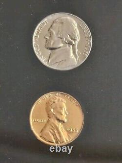 US Silver Proof Sets 1953 1954 1955 1956 Cool Toning Uncirculated Free Shipping
