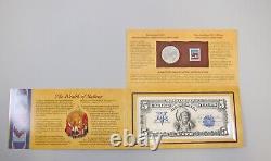 US United States Mint American Buffalo Silver Dollar Coin & Currency Set
