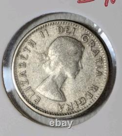 U. S. And Canada Silver coins mixed lot 1851 3¢ Coin