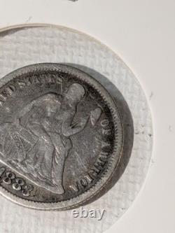 U. S. And Canada Silver coins mixed lot 1851 3¢ Coin