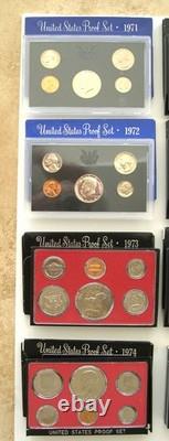 U. S. Coins 16 Us Mint Proof & Uncirculated Sets As Shown Original Packaging