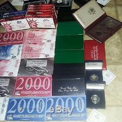 U. S. Mint Silver Proof Sets Lot Collection & More Very Nice