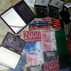 U. S. Mint Silver Proof Sets Lot Collection & More Very Nice