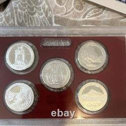 U. S. Mint 2010 America the Beautiful Quarters Silver Proof Set 25C S