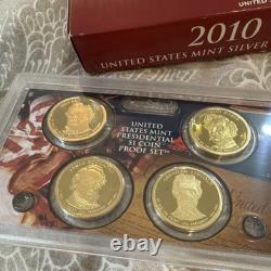 U. S. Mint 2010 Silver Proof Set Proof Strike with Original Box & COA