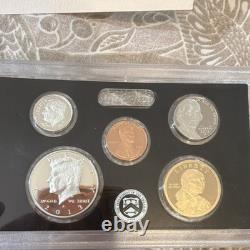 U. S. Mint 2013 Silver Proof Set San Francisco Mint Uncirculated with COA