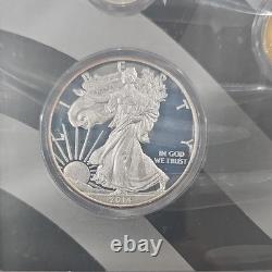 U. S. Mint 2014 Limited Edition Silver Proof Set Toned $1 50C 25C 10CUncirculated