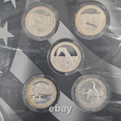 U. S. Mint 2014 Limited Edition Silver Proof Set Toned $1 50C 25C 10CUncirculated