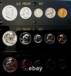 U. S Mint Proof Sets Lot Of 12 1955,56,57,58,59,60,62,63,64,65,81 Ty2, 79SD, 70SD
