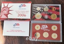 U. S. Mint Silver Proof Coin Sets 1998 Through 2017 &'92,'93,'95,'96 OGP COA