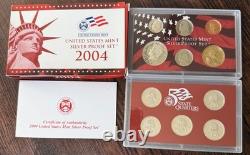 U. S. Mint Silver Proof Coin Sets 1998 Through 2017 &'92,'93,'95,'96 OGP COA