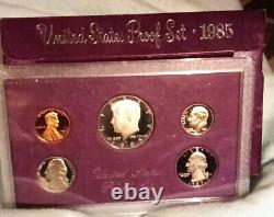 U. S. Mint United States Proof Set 5 Coins in Original Box