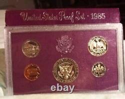 U. S. Mint United States Proof Set 5 Coins in Original Box