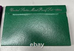 U. S. Silver Proof Lot Of 14 77,78,79,80,81,82,83,84,85,90,91,92,93,94