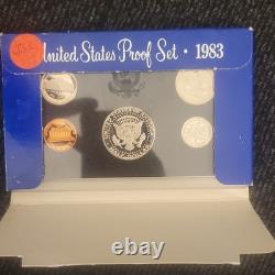 United States 1983 Proof Set U. S. Mint Certified Uncirculated San Francisco Mint