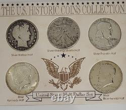 United States Half Dollar Set all Silver