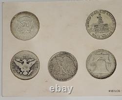 United States Half Dollar Set all Silver