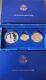 United States Liberty Coins 1986 3 Coin Proof Set Gold And Silver Withcase