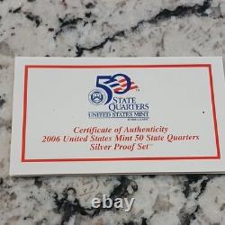 United States Mint 2006 50 State Quarters Silver Proof Set