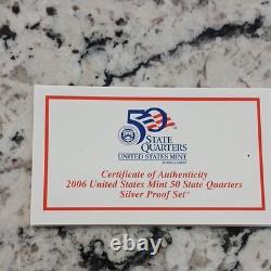 United States Mint 2006 50 State Quarters Silver Proof Set