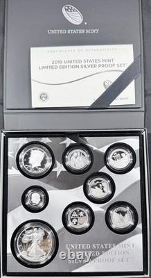 United States Mint 2019 Limited Edition Silver Proof Set with Certificate