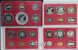 United States Proof Sets 1971-1992 LOT OF 22 UNC OGP COA Eisenhower, SBA