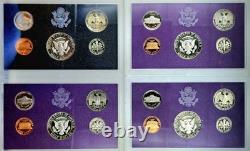United States Proof Sets 1971-1992 LOT OF 22 UNC OGP COA Eisenhower, SBA