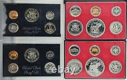 United States Proof Sets 1971-1993, 1999-2006, 2009 LOT OF 32 UNC OGP VF